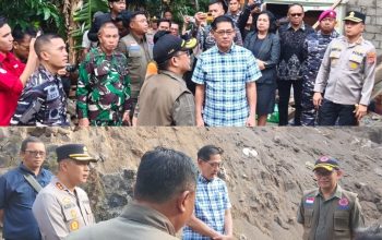 Kapolres Bitung Dampingi Kunker BNPB Pusat Tinjau Lokasi Gempa, Pastikan Situasi Tetap Kondusif